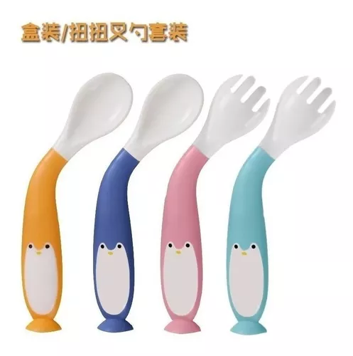  Paquete de 4 cucharas para bebé, sin BPA, Kirecoo Soft Tip de  primera etapa de silicona, cucharas de entrenamiento con 2 estuches para  bebé, el mejor juego para bebés : Bebés