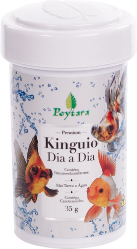 Raçao Poytara Kinguio Dia A Dia 35g  Peixe Japonês