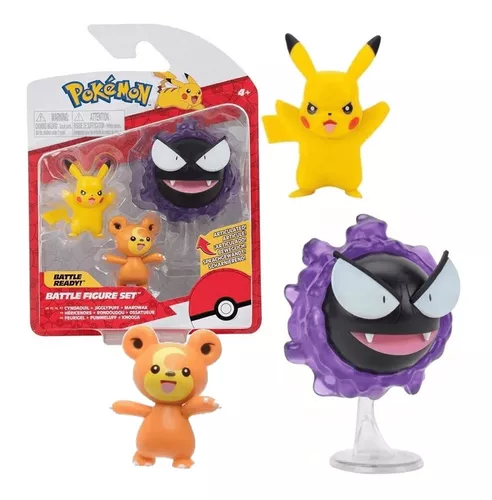 Conjunto de Mini Figuras - Pokemon - Wave 7 - Multipack de Batalha