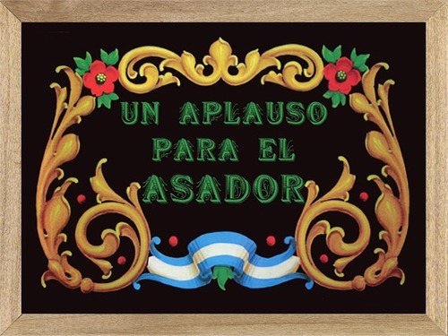 Fileteado  Asador , Cuadro , Poster , Afiche           X313