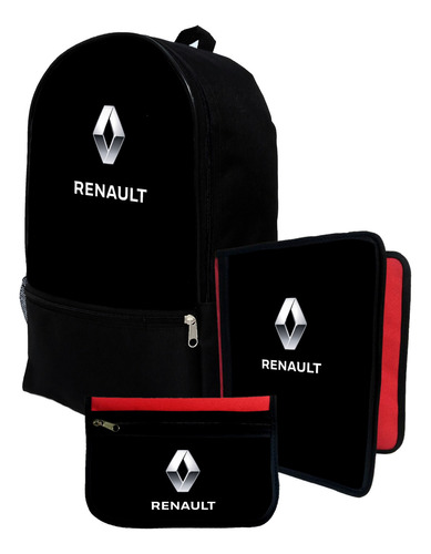 Mochila+ Funda Carpeta+ Cartu De Renault #105