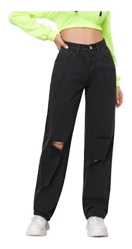 Pantalones negros shein sales
