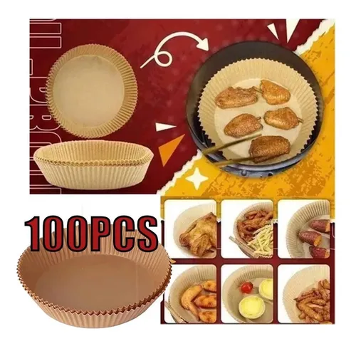 comprar Forro de papel desechable con accesorios para freidoras Air Fryer, 100 unidades