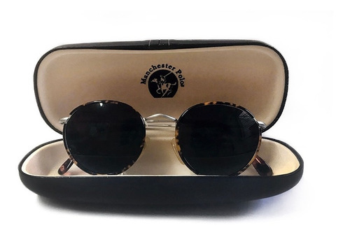 Imagen 2 de 8 de Lentes Sol + Estuche Manchester Polo Hombre Mujer 4749