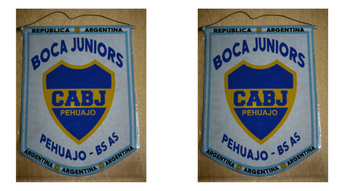 Banderin Mediano 27cm Boca Juniors Pehuajo