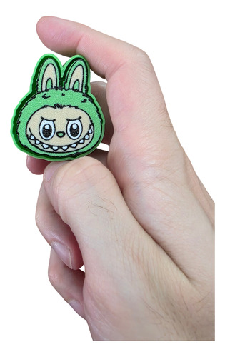 Clicker Antiestrés Labubu Fidget Kawaii Toy Sensorial Verde