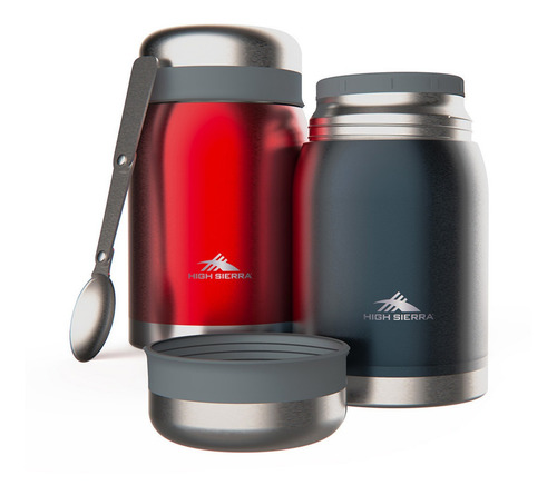 2 Termos Para Alimentos Acero Inoxidable High Sierra