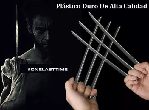 Garras Wolverine Lobo Pata Plástico Duradero Cosplay Prop 2p