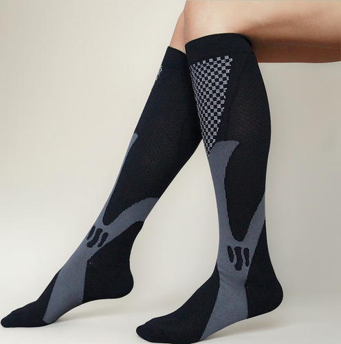 2 Pares De Calcetines De Compresión Para Hombre Y Mujer Medi