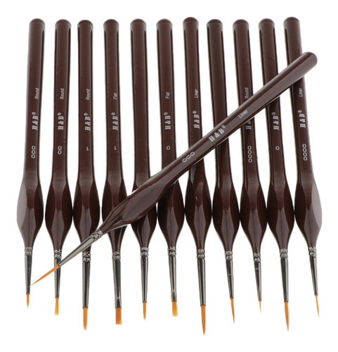 Imagen 4 de 9 de 12pcs Línea Drawin Diy Crafts Trabajo Pincel Delineador De