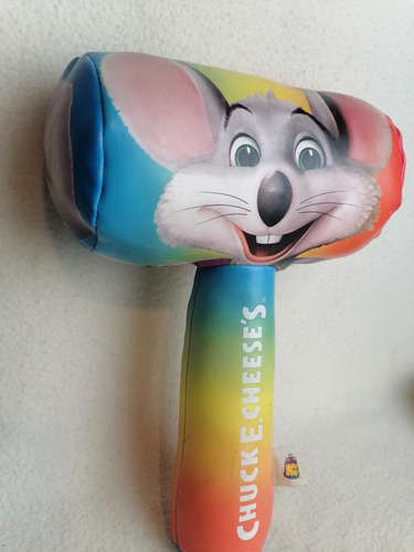 Peluche Original Martillo Chuck E Cheese Good Stuff 23cm. (Usado)
