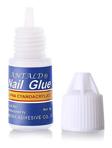Nails Glue Pegamento Gotero Para Uñas Tips Art Decoración X5