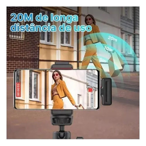 . Ulanzi J12 Micrófono Lavalier Inalámbrico Smartphone Usb