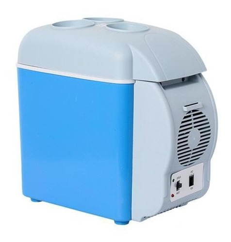 KEMN Nevera Electrica para Coche Mini Refrigerador Refrigerador del Coche 12v Ideal para Coche Y Aire Libre 4 litros De Capacidad,Blue