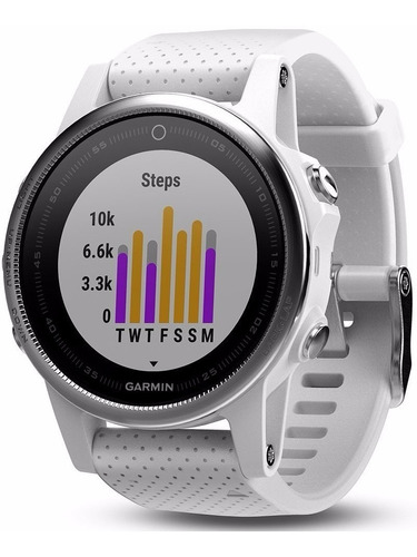 Garmin Fenix 5s Blanco Banda Silicona Blanca 42mm Smartwatch