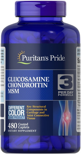 Puritan's Pride | Glucosamine, Chondroitin & Msm | 480 Caps