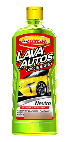 Shampoo Sabão Para Carro Automotivo Concentrado 500ml Luxcar