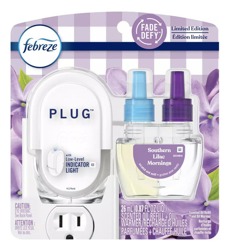 Febreze Aromatizante Plug +recarga Southern Lilac Mornings