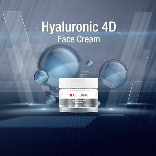 Crema Lidherma Hyaluronic 4d Face Cream Para Todo Tipo De Piel De 50g