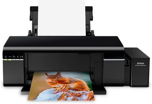 Impresora L805 Epson Tinta Continua Imprime Disco Cd Wifi Color Negro