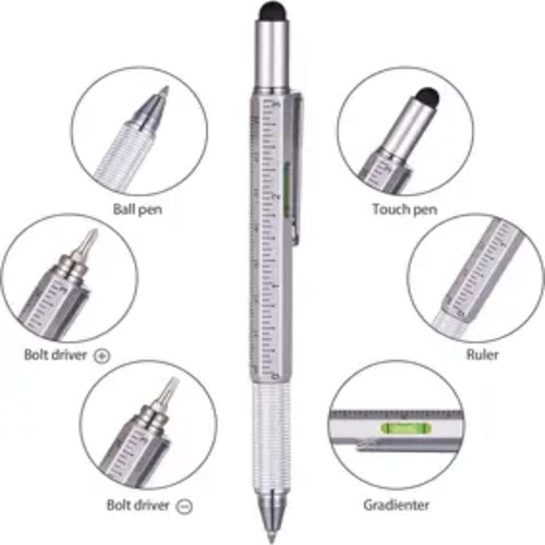 Bolígrafo Multiherramienta Genial, Regalo Único Para Hombres
