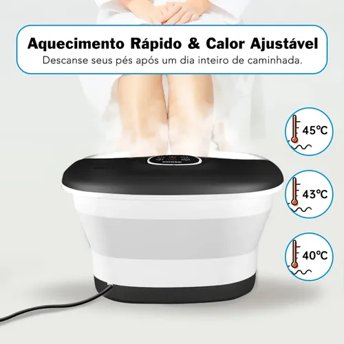 Hidromassageador Para Os Pes Multilaser Foot Spa Knqze Massageador Para ...