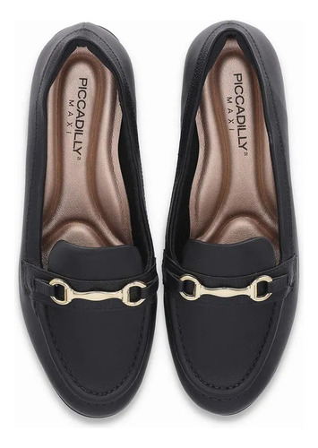 Zapato Piccadilly 117126 Maxiterapy Comodo Importado Clasico Negro 36