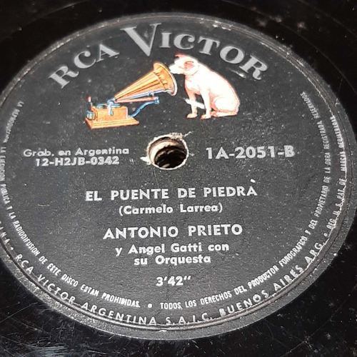 Pasta Antonio Prieto Cuatro Duendes A Gatti Rca Victor C307