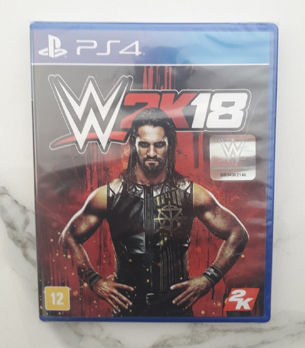 Jogo W2k18 Wwe 18 Luta Livre - Mídia Física Lacrado Ps4 