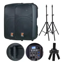Comprar Kit Duas Caixas Sr315 + Dois Tripés Staner Promoção