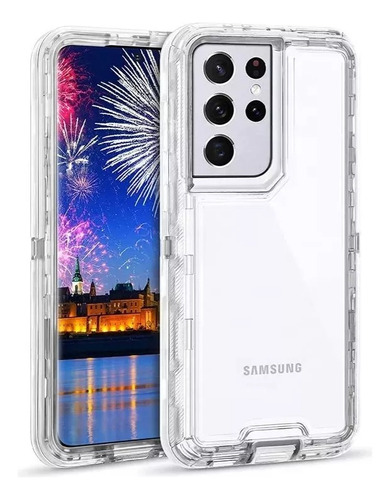 Funda Case 360 Uso Rudo Para Samsung Galaxy S21 S20 S10 Note 10 Plus  Protector Antigolpes 3 En 1