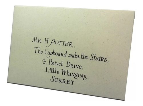 Imagen 2 de 7 de Carta Personalizada Aceptación Harry Potter Sellada En Cera