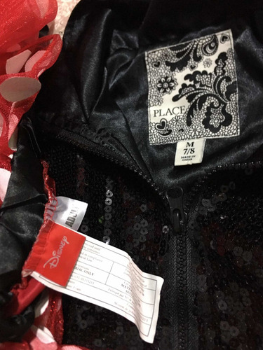 Disney Minnie Mouse Blusa Y Falda Para Niña 7-8 Años (Usado)