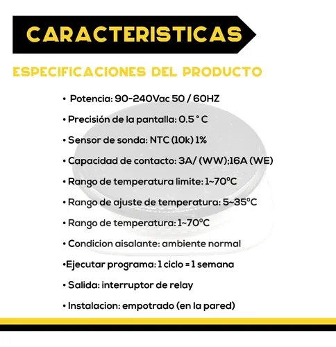 Termostato Wifi Calefaccion Central Calderas Universal