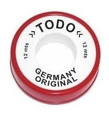 Teflon Cinta Blanca 1/2x12mt Caja 1000un. Marca Todo Germany