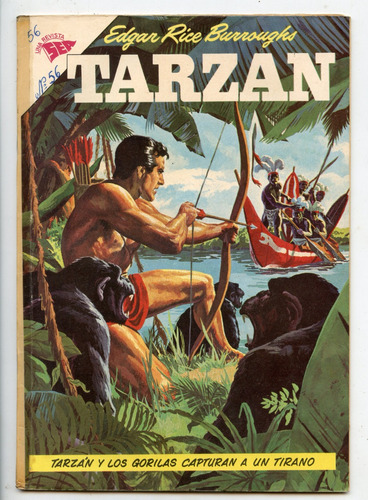 Tarzán #121, Editorial Novaro, 1961. Edgar Rice Burroughs