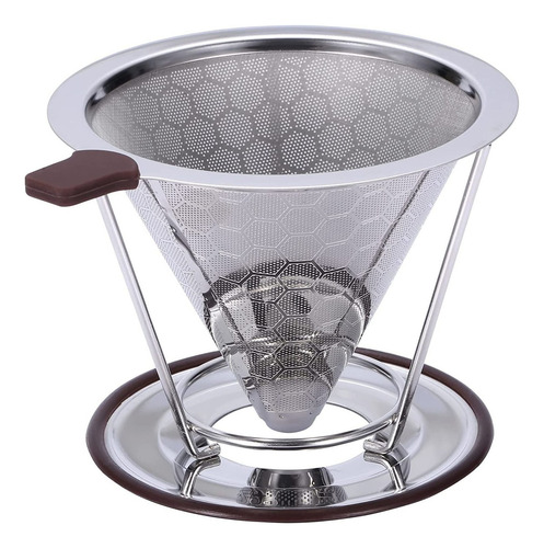 Verter Sobre El Gotero De Café Filtro De Café Cono De Filtro