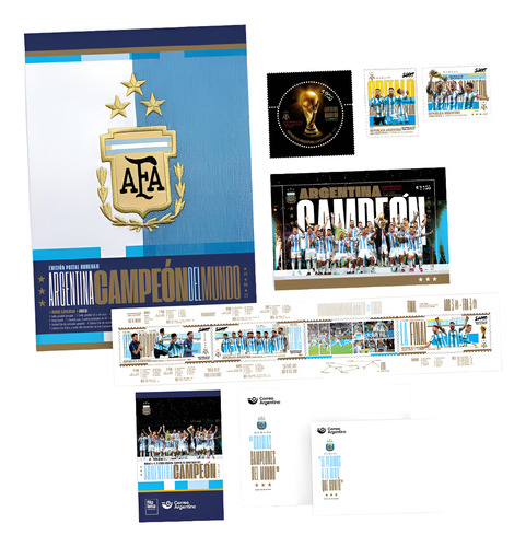 Emisión Postal Homenaje Argentina Campeones Del Mundo