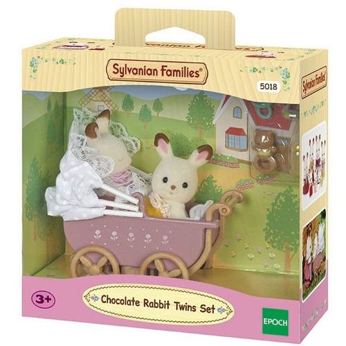 Sylvanian Families 5018 Carrito Conejos Gemelos Mundomanias