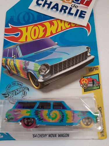 Hot Wheels | 2018 | '64 Chevy Nova Wagon Celeste 