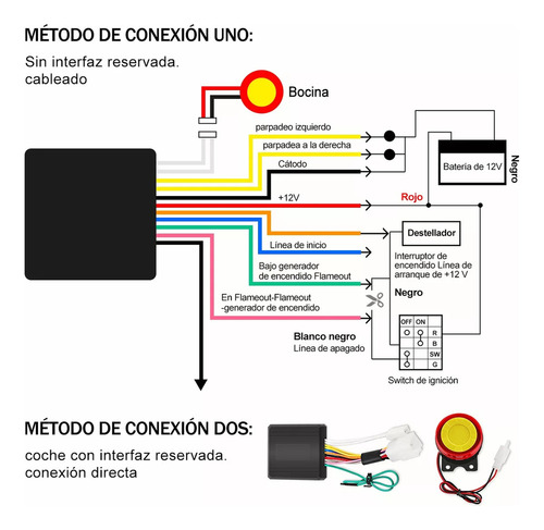 Alarma Antirrobo Para Motocicleta, Arranque Remoto, Control
