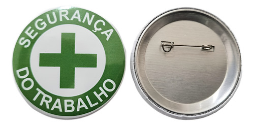 10 Botton Broche Segurança Do Trabalho Sesmt Tst 4,5