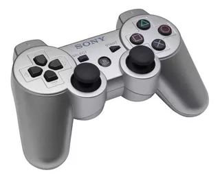 Controle Joystick Sem Fio Sony Playstation Dualshock 3 Silve Cor Silver