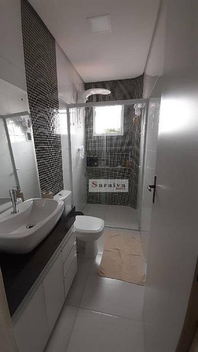 Cobertura Com 3 Dormitórios À Venda, 140 M² Por R$ 455.000,00 - Vila Francisco Matarazzo - Santo André/sp - Co0222
