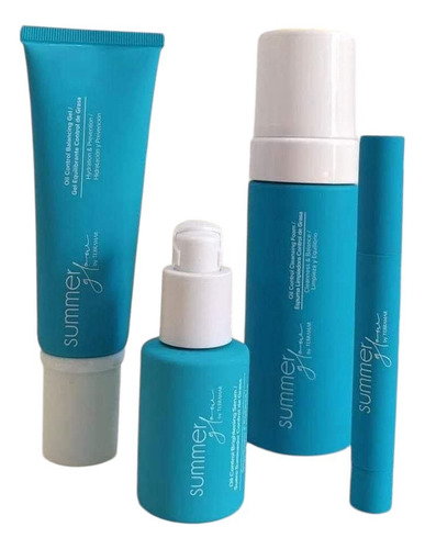 Set Antiacné Summer Glow Limpieza Y Equilibrio Terramar