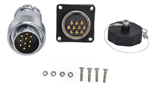Conector De Soquete Fêmea 500v Ws24 Aviation À Prova D'água