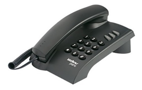 Imagem 1 de 1 de Telefone Fixo Intelbras Pleno Preto