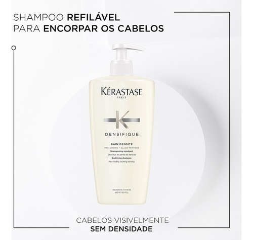 Densifique Bain Densité Com Refill Shampoo 1000ml Kérastase