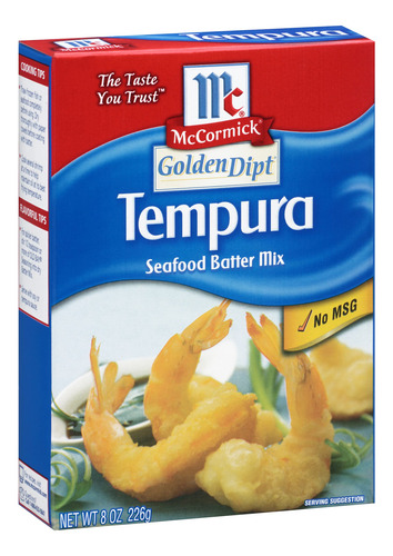 Mezcla De Masa De Mariscos Tempura 227 Gramos