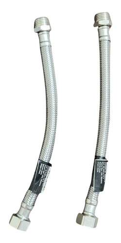 Imagen 1 de 6 de Flexible Agua Mallado 1/2 X 25 Inoxidable Marca Rowa